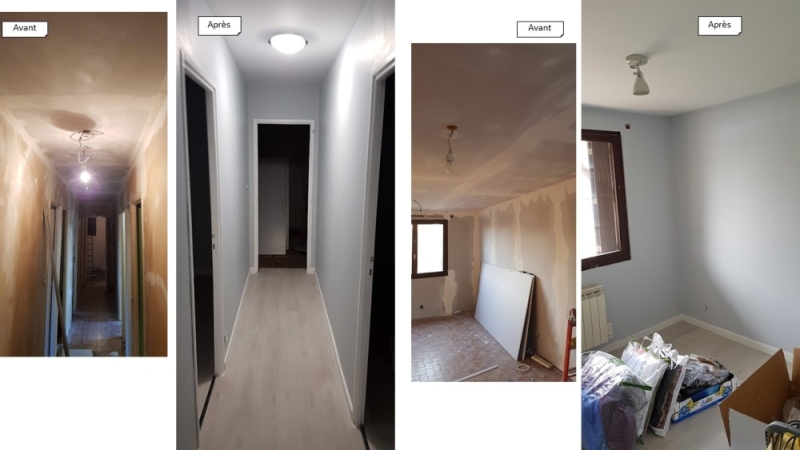 Rénovation d'une villa à PERONNAS