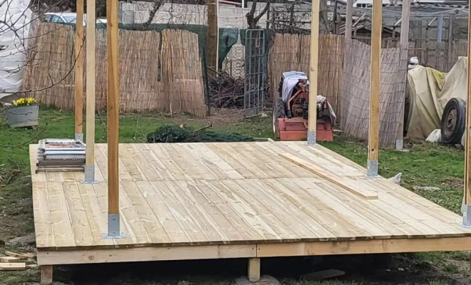 Création d'un chalet pour jacuzzi à Péronnas., Bourg-en-Bresse, L'Art Italien - NERI Mauro